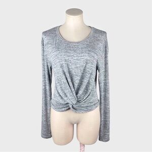 Aritzia Wilfred Free Ortiz Twist Knot Long Sleeve Top